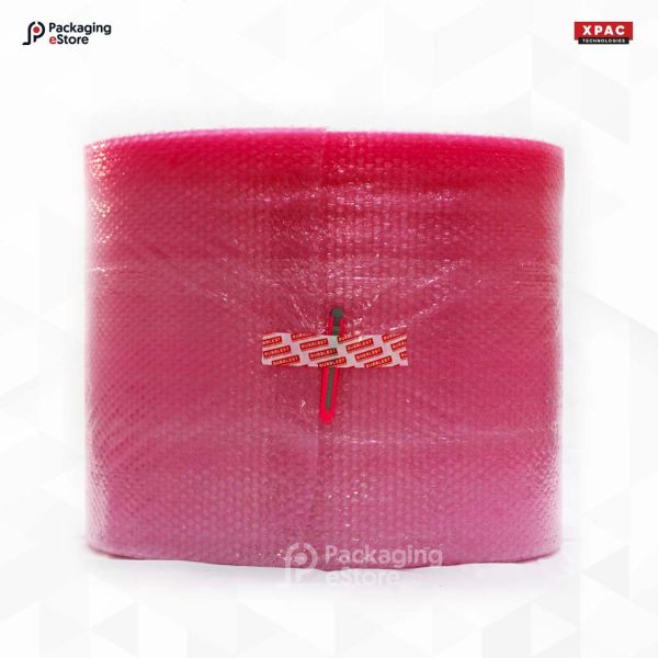Small Bubble Roll – Pink Antistatic | 91m